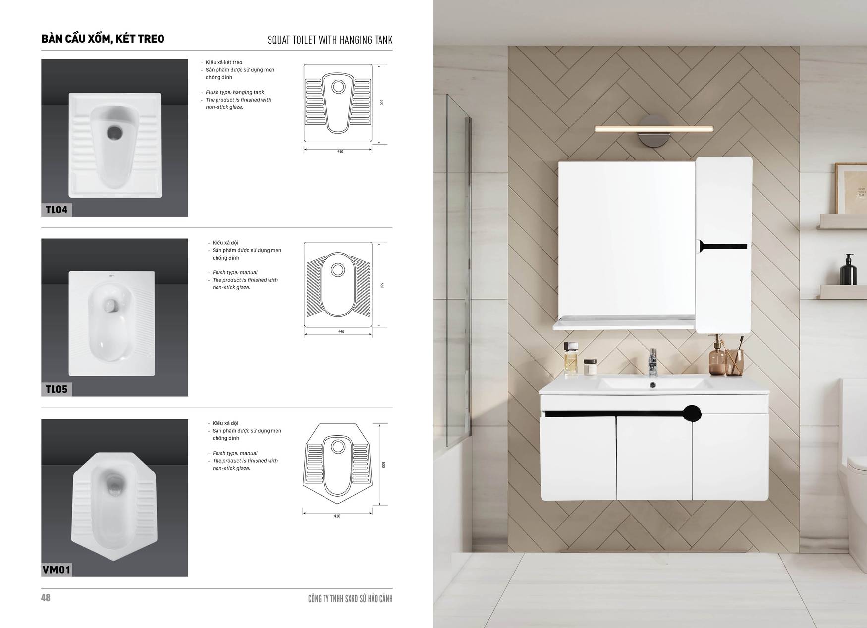 Bảng giá và Catalogue Thiết bị vệ sinh Hảo Cảnh HC mới nhất 2025 /Page 25